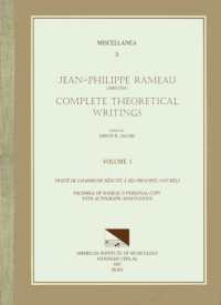 Misc 3 Jean Philippe Rameau (1683-1764), Complete Theoretical Writings, Edited by Erwin R. Jacobi in 6 Volumes. Vol. I Traité de l'Harmonie Reduite 'a Ses Principes Naturels : Volume 3