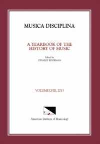 Musica Disciplina, Vol. 58, 2013 : Volume 58 (Musica Disciplina)