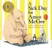 フィリップ・Ｃ・ステッド（文）／エリン・Ｅ・ステッド（絵）『エイモスさんが かぜを ひくと』（原書）<br>Sick Day for Amos Mcgee