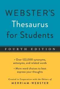 Webster's Thesaurus for Students, Fourth Edition （4TH）
