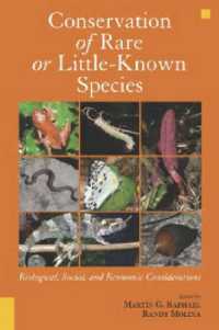 Conservation of Rare or Little-Known Species : Biological, Social, and Economic Considerations