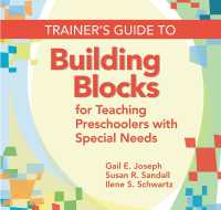 Trainer's Guide to Building Blocks for Teaching Preschoolers with Special Needs