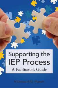 Supporting the IEP Process : A Facilitator's Guide