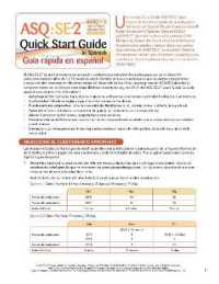 Ages & Stages Questionnaires®: Social Emotional (ASQ®:SE-2): Quick Start Guide (Spanish) / Guia Rapida En Espanol : A Parent-Completed Child Monitoring System for Social-Emotional Behaviors （2ND）