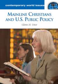 Mainline Christians and U.S. Public Policy : A Reference Handbook (Contemporary World Issues)