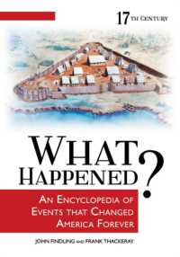その時、何が起こったのか？：アメリカを決定的に変えた出来事百科事典（全４巻）<br>What Happened? an Encyclopedia of Events That Changed America Forever : [4 volumes]
