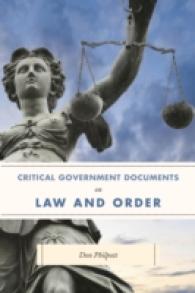 米国政府重要文書集：法と秩序<br>Critical Government Documents on Law and Order (Critical Documents)