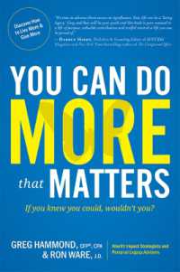 You Can Do MORE that Matters : If you knew you could, wouldn't you?