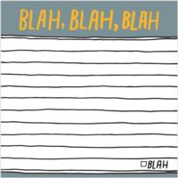 Blah Blah Blah : Hl Sticky Note （NPD）