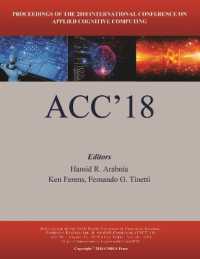 Applied Cognitive Computing (The 2018 Worldcomp International Conference Proceedings)