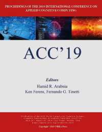 Artificial Intelligence and Cognition (The 2019 Worldcomp International Conference Proceedings)