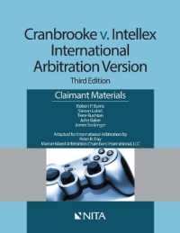 Cranbrooke V. Intellex， International Arbitration Version : Claimant Materials (Nita)