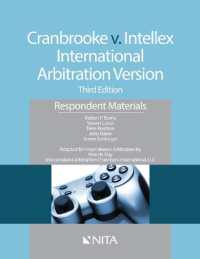 Cranbrooke V. Intellex， International Arbitration Version : Respondent Materials (Nita)