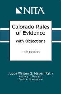 Colorado Rules of Evidence with Objections (Nita) （5 SPI New）