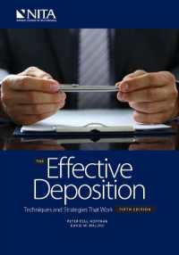 Effective Deposition : Techniques and Strategies that Work (Nita)