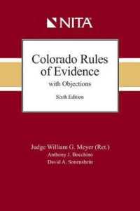 Colorado Rules of Evidence with Objections (Nita)