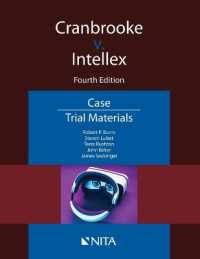 Cranbrooke V. Intellex: Case File (NITA") （4TH）