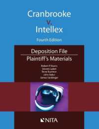 Cranbrooke V. Intellex: Plaintiff's Materials (NITA") （4TH）