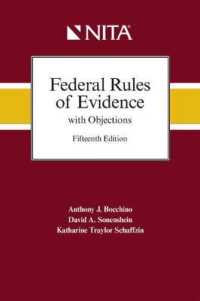 Federal Rules of Evidence with Objections : As Amended to December 1， 2019 (Nita)