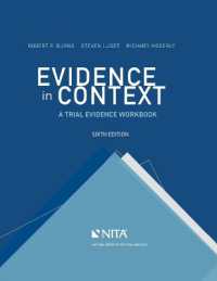 Evidence in Context: A Trial Evidence Workbook (NITA") （6TH）