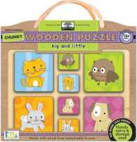 Big and Little : Earth Friendly Puzzles with Handy Carry & Storage Case (Green Start Chunky Wooden Puzzles) （PZZL）