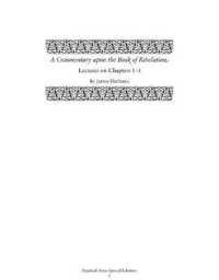Commentary upon the Book of Revelation, a