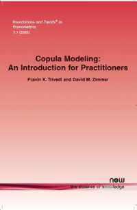 Copula Modeling : An Introduction for Practitioners (Foundations and Trends® in Econometrics)