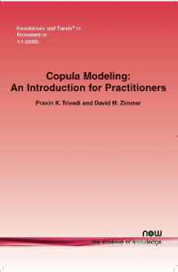 Copula Modeling : An Introduction for Practitioners (Foundations and Trends® in Econometrics)