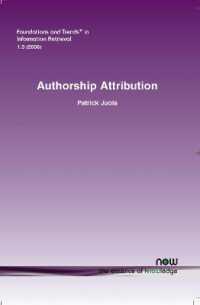 Authorship Attribution (Foundations and Trends® in Information Retrieval)
