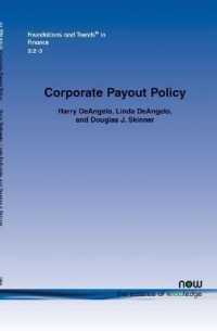 Corporate Payout Policy (Foundations and Trends® in Finance)