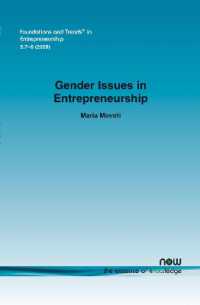 Gender Issues in Entrepreneurship (Foundations and Trends® in Entrepreneurship)