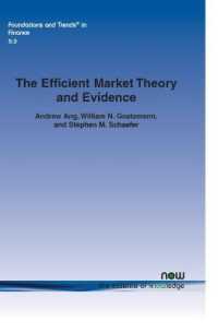 The Efficient Market Theory and Evidence : Implications for Active Investment Management (Foundations and Trends® in Finance)