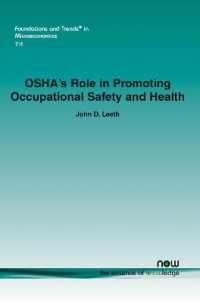 OSHA's Role in Promoting Occupational Safety and Health (Foundations and Trends® in Microeconomics)