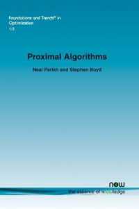 Proximal Algorithms (Foundations and Trends® in Optimization)