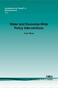 Water and Economy-Wide Policy Interventions (Foundations and Trends® in Microeconomics)