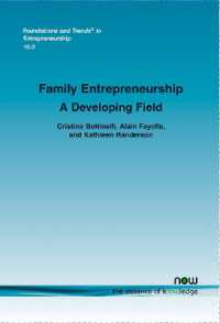 Family Entrepreneurship : A Developing Field (Foundations and Trends® in Entrepreneurship)