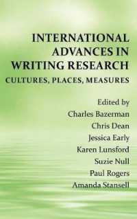 International Advances in Writing Research : Cultures, Places, Measures (Perspectives on Writing)