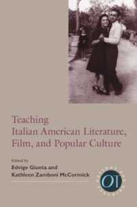 Teaching Italian American Literature, Film, and Popular Culture (Options for Teaching 28)