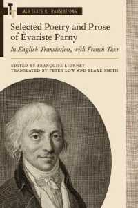 Selected Poetry and Prose of Évariste Parny: In English Translation, with French Text (Texts and Translations)