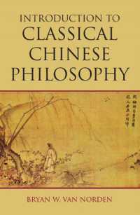 Introduction to Classical Chinese Philosophy -- Paperback / softback