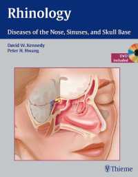 鼻科学<br>Rhinology : Diseases of the Nose, Sinuses, and Skull Base （1 HAR/DVD）