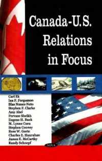 Canada-u.s. Relations in Focus -- Hardback