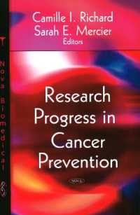 Research Progress in Cancer Prevention -- Hardback
