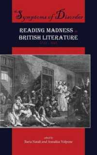 Symptoms of Disorder: Reading Madness in British Literature, 1744-1845