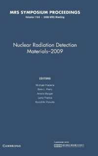 Nuclear Radiation Detection Materials - 2009: Volume 1164 (Mrs Proceedings)