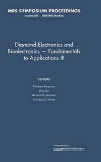 Diamond Electronics and Bioelectronics - Fundamentals to Applications III: Volume 1203 (Mrs Proceedings)
