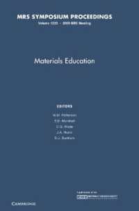 Materials Education: Volume 1233 (Mrs Proceedings)