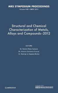 Structural and Chemical Characterization of Metals, Alloys and Compounds-2012: Volume 1481 (Mrs Proceedings)