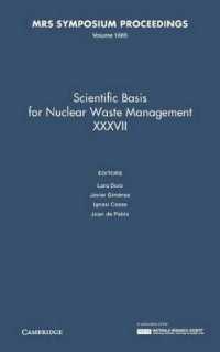 Scientific Basis for Nuclear Waste Management XXXVII : Symposium Held September 29 - October 3, 2013, Barcelona, Spain (Materials Research Society Sym