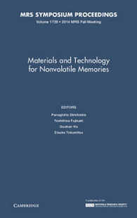 Materials and Technology for Nonvolatile Memories: Volume 1729 (Mrs Proceedings)
